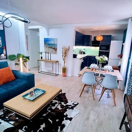 Le Clavel Superbe Deco, Centre Historique, Climatise, Parking A Proximite Sète